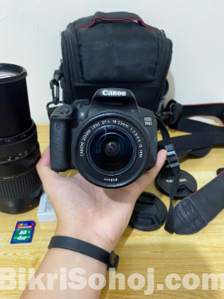 DSLR CANON 700D + 75-300MM ZOOM LENS SELL